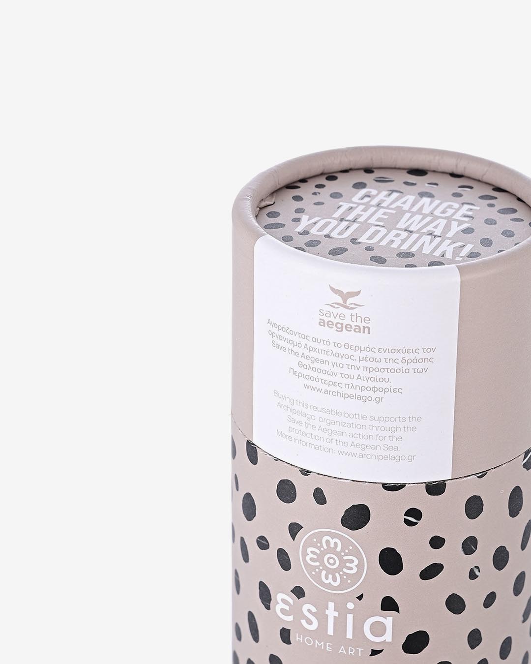 Izolirana potovalna steklenička Leopard Taupe 500 ml 5 Izolirana potovalna steklenička Leopard Taupe 500 ml