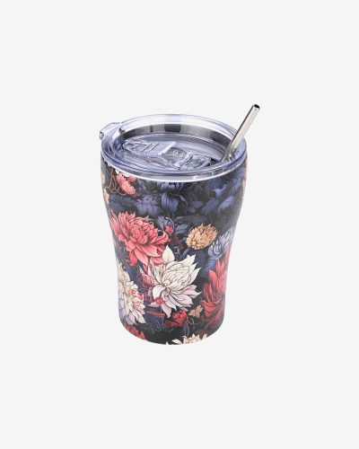 Insulated Travel Mug Midnight Blossom 350 ml