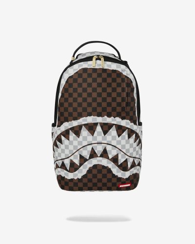 Nahrbtnik Cream And Brown Tear Check