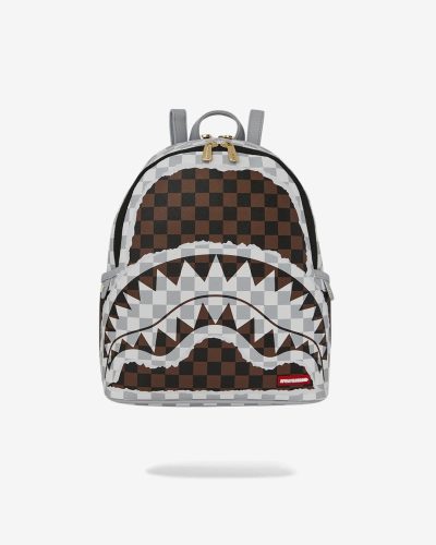 Nahrbtnik Cream And Brown Tear Check Savage