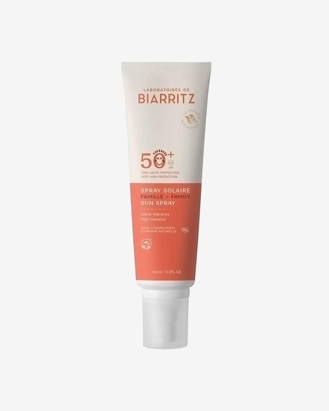 BIO družinski sprej za sončenje za obraz in telo SPF50+ 150 ml 1 BIO družinski sprej za sončenje za obraz in telo SPF50+ 150 ml