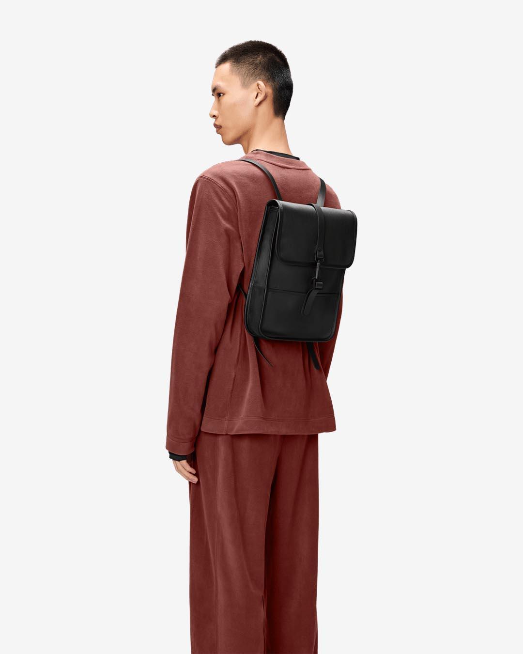 Micro Backpack Black Grain 5 Micro Backpack Black Grain