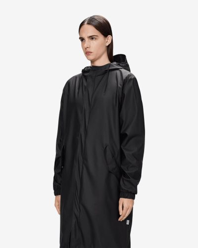 Parka with Extended Back Black