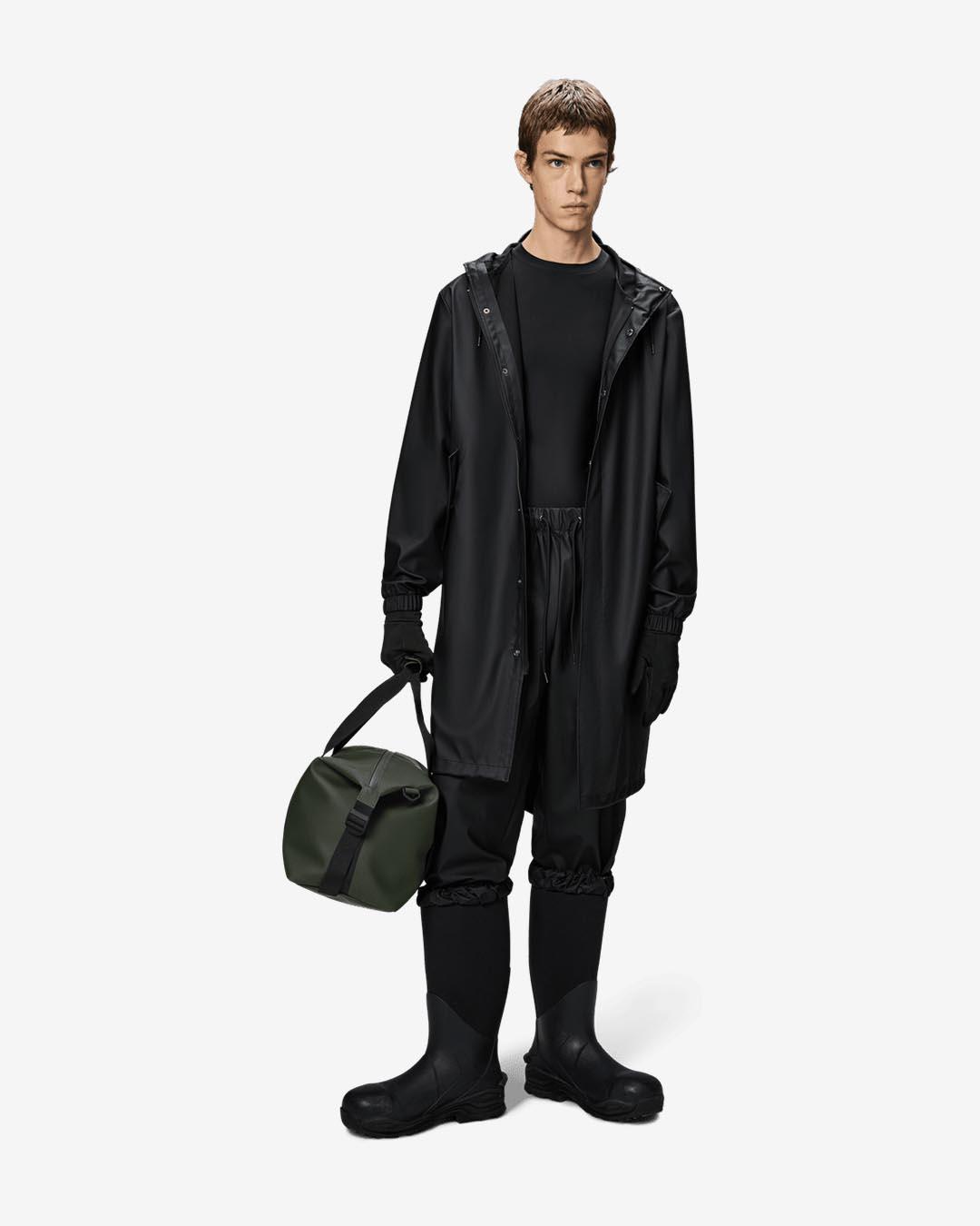 Parka with Extended Back Black 6 Parka with Extended Back Black