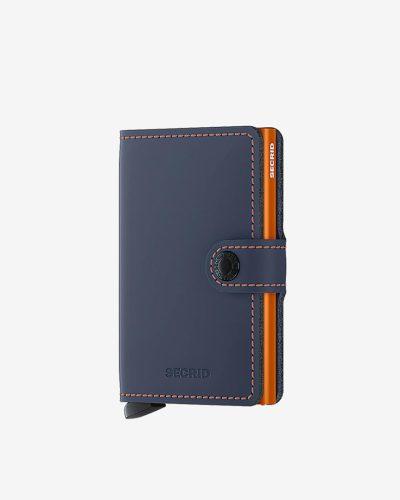 Miniwallet Matte Nightblue & Orange