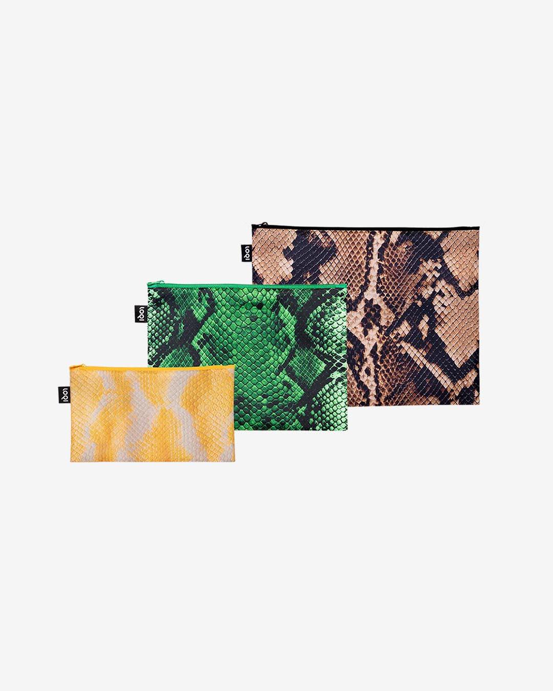 Snake 3-piece set of pouch 1 Snake 3-piece set of pouch