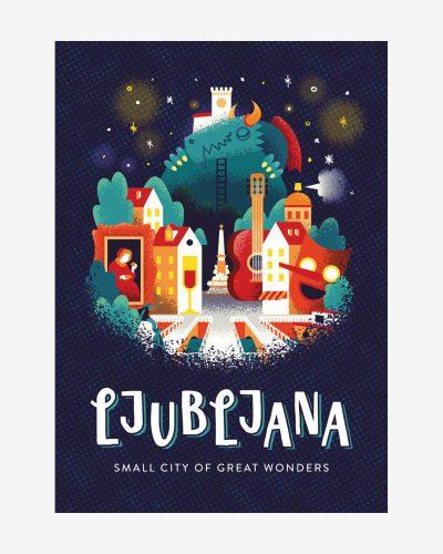 Razglednica Čudovita Ljubljana, Dejan Kralj